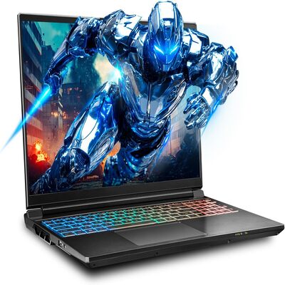 Sager NP9560R Gaming Laptop, 16 Inch QHD+ 240Hz G-Sync, Intel Ultra 9 275HX, RTX 5070 Ti 12GB, 64GB RAM, 2TB Gen4 NVMe SSD, Win 11 Pro