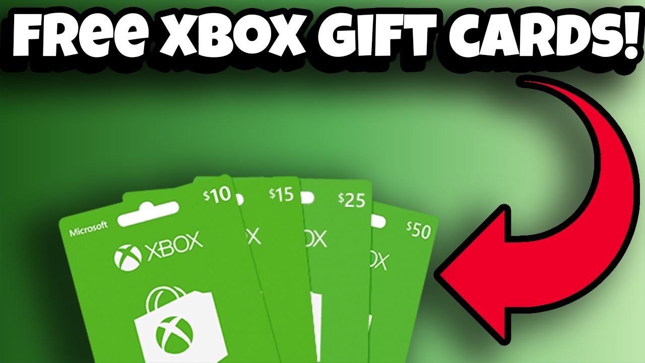 Free Xbox Gift Card Codes Giveaway