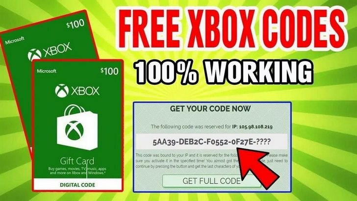 !How to Redeem Free Xbox Gift Card Codes